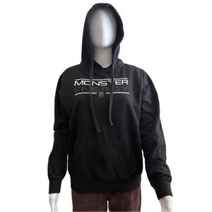 Big Kids Monster Energy Black Pullover Hoodie Large